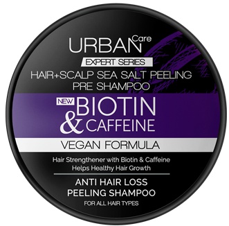 urban care Caffeine & Biotin Hair+scalp Sea Salt Peeling Pre Shampoo