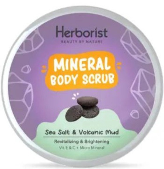 Herborist Mineral Body Scrub Sea Salt & Volcanic Mud