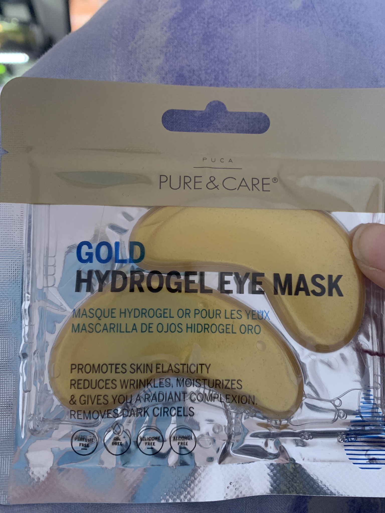 Puca Pure & Care Gold Hydrogel Eye Mask