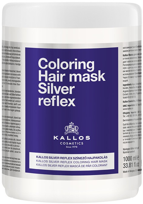 Kallos Silver Reflex Coloring Hair Mask