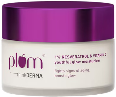 PLUM Thinkderma 1% Resveratrol & Vitamin C Youthful Glow Moisturizer