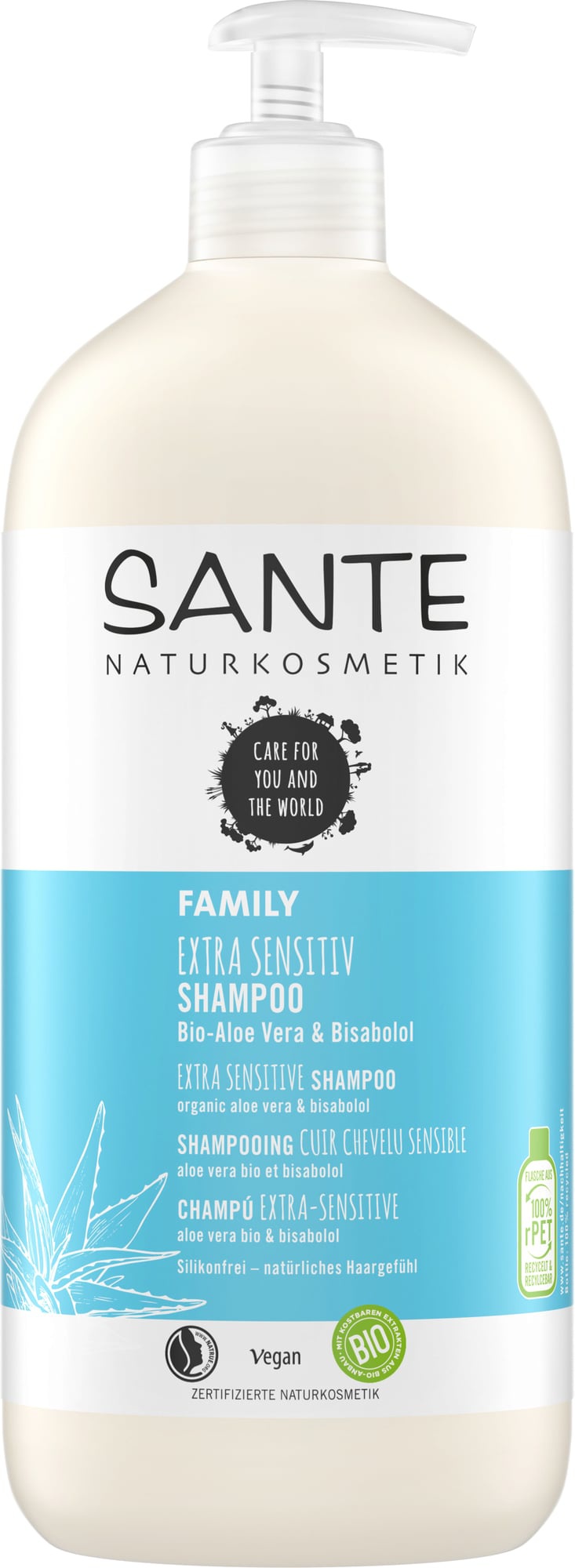 Sante Naturkosmetik Extra Sensitive Shampoo Aloe Vera & Bisabolol