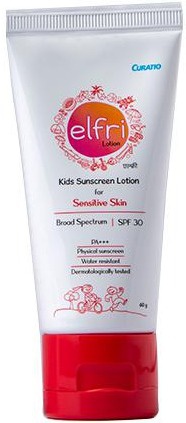 Curatio Elfri Kids Sunscreen Lotion SPF30 Pa+++