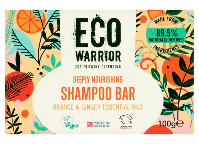 Eco warrior Orange And Ginger Shampoo Bar