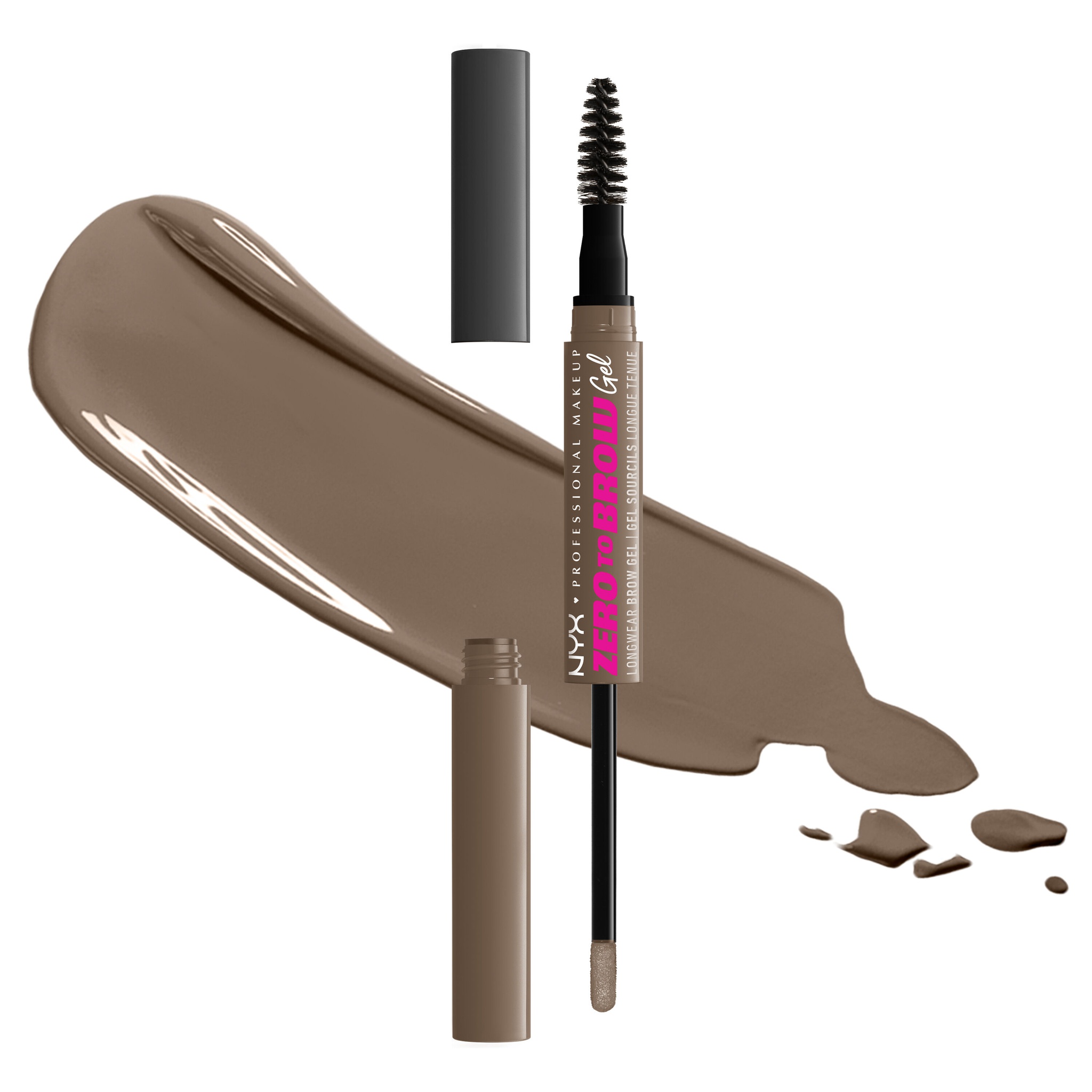 NYX Professional Makeup Zero To Brow Longwear Eyebrow Gel
