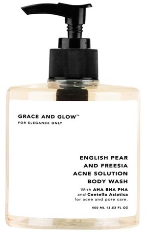 Grace and Glow English Pear And Freesia Acne Solution Body Wash