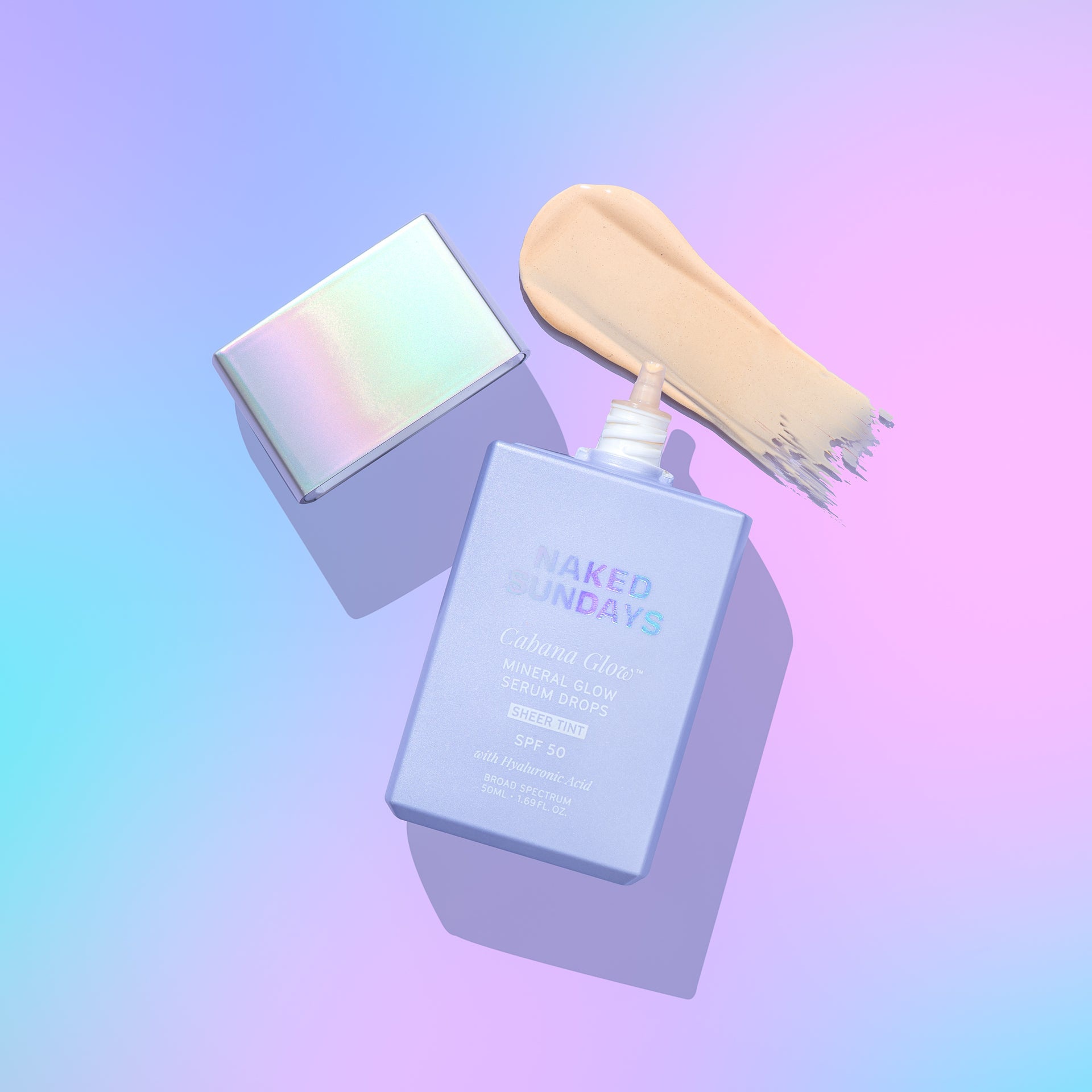 Naked Sundays Cabanaglow™ SPF50 Mineral Glow Serum Drops - Sheer Tint
