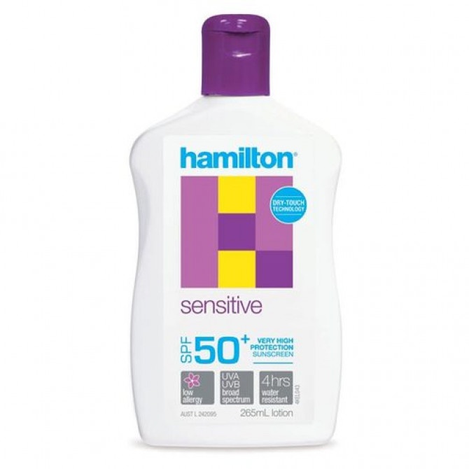 Hamilton Sensitive SPF50+ Lotion