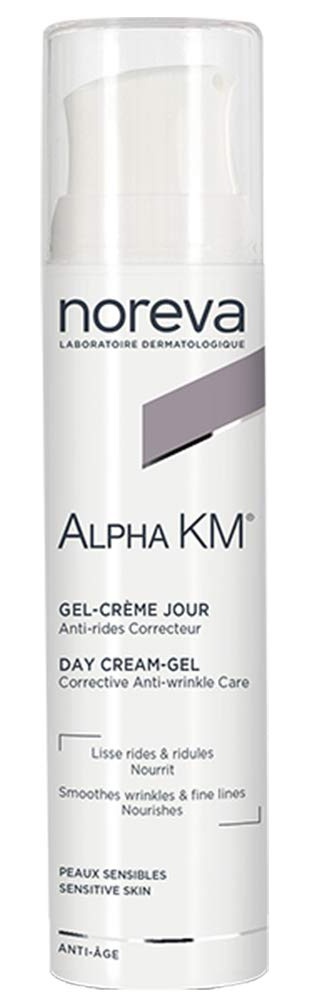 Noreva Alpha Km Anti-age Day Cream-gel Corrective Anti-wrinkle Care-sensitive Skin