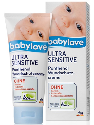 Babylove Ultra Sensitive Panthenol Wundshutzcreme