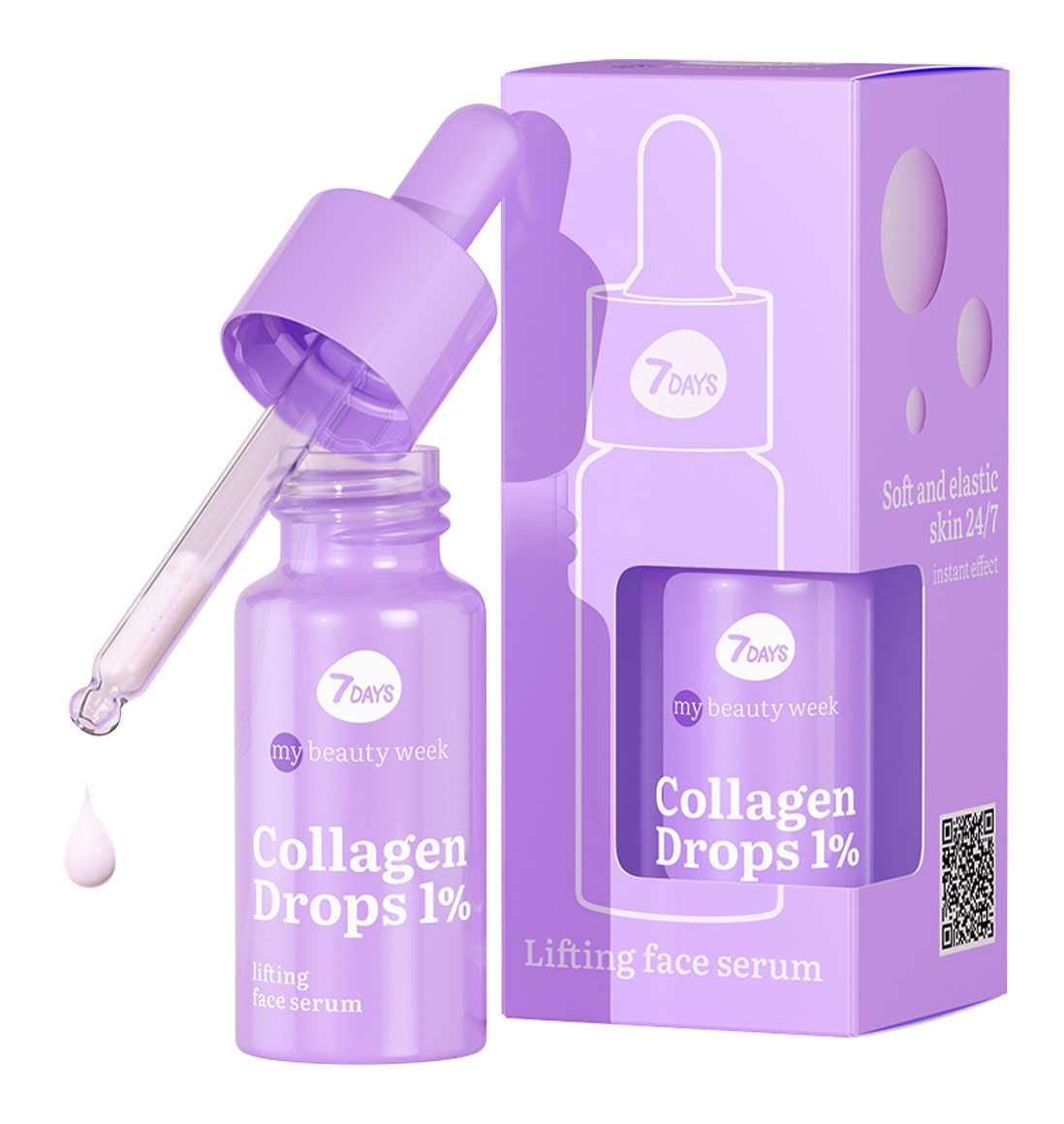 7DAYS My Beauty Week Collagen Drops 1% Lifting Face Serum