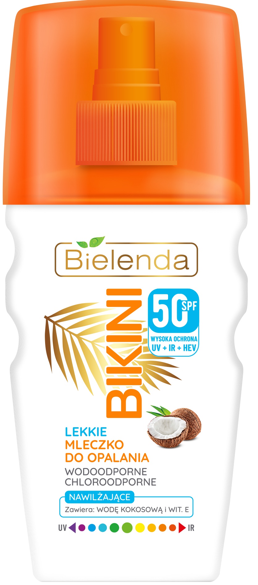 Bielenda Bikini Light Coconut Suntan Milk Spray SPF 50
