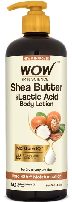 WOW skin science Shea Butter With Lactic Acid Body Lotion