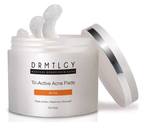 DRMTLGY Tri-Active Acne Pads