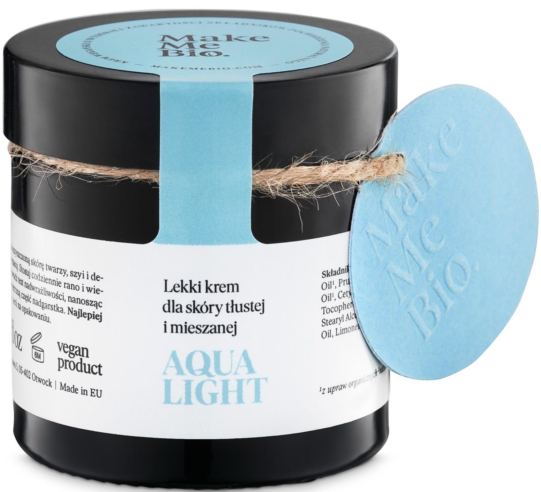 Make Me Bio Aqua Light - Lehký Krém Pro Mastnou A Smíšenou Pleť