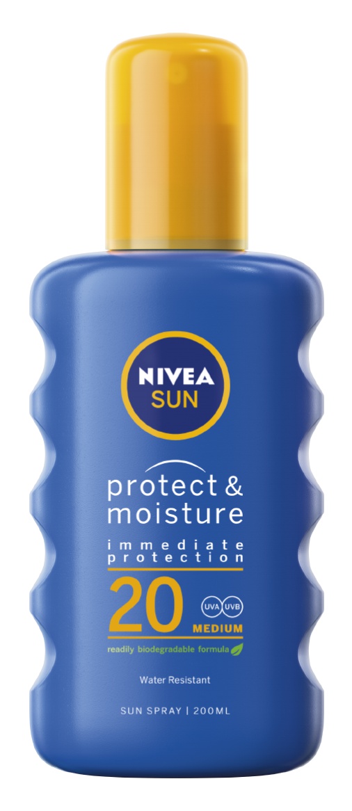 Nivea Sun Protect And Moisture Sun Spray Spf20
