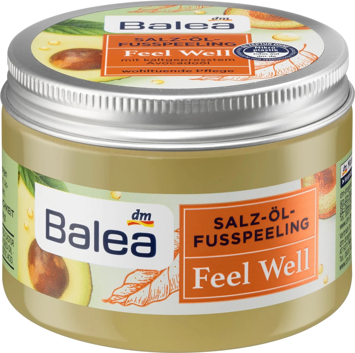 Balea Salz-Öl Fusspeeling Feel Well