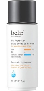 Belif UV Protector Aqua Bomb Sun Serum SPF50+ Pa++++