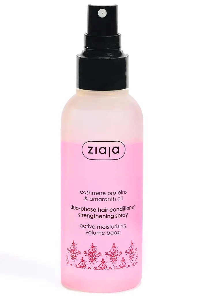 Ziaja Cashmere Proteins & Amaranth Oil Duo-Phase Hair Conditioner Strengthening Spray
