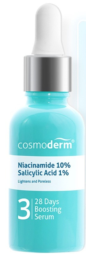 cosmoderm Niacinamide 10% Salicylic Acid 1% 28 Days Boosting Serum