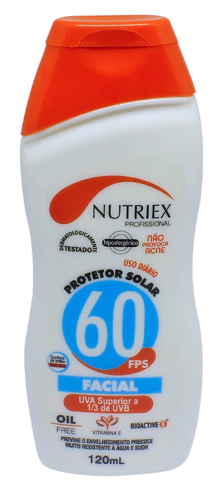 Nutriex Protetor Solar FPS 60 Facial