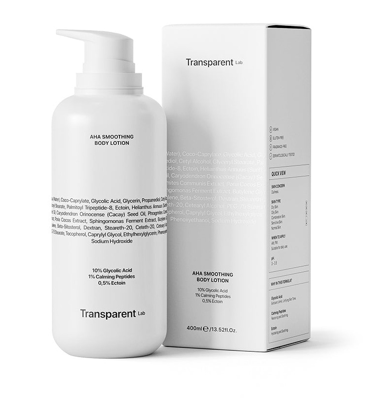 Transparent lab AHA Smoothing Body Lotion