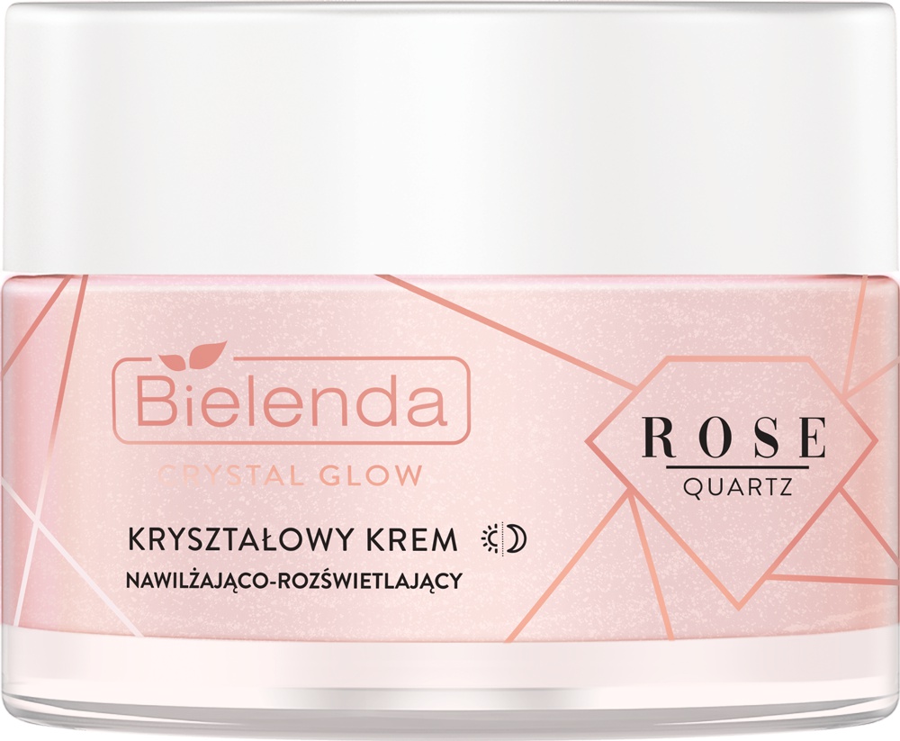 Bielenda Crystal Glow Rose Quartz Moisturizing & Brightening Cream