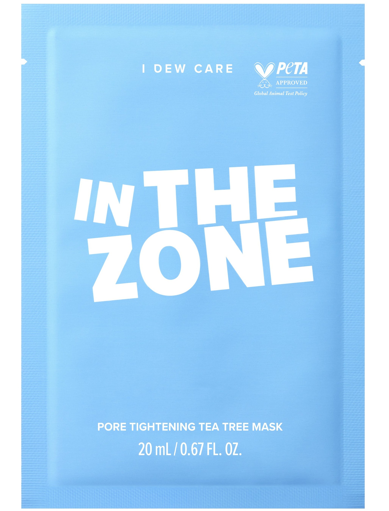I Dew Care In The Zone Sheet Mask