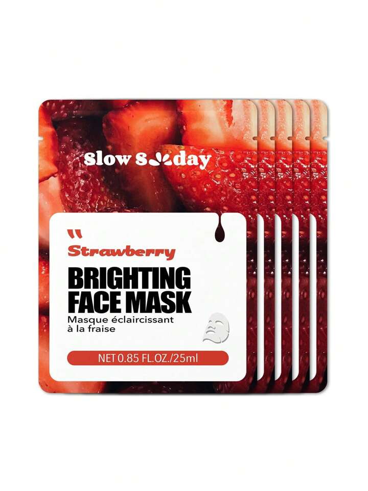 Slow Sunday Strawberry Brightening Face Mask