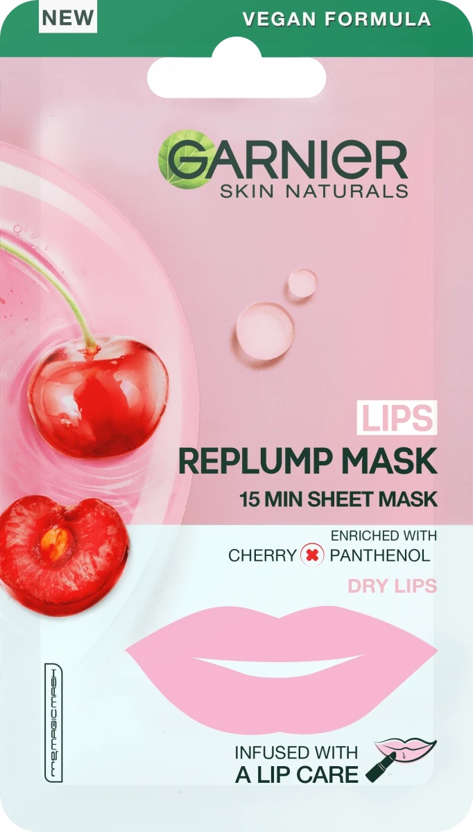 Garnier Skin Naturals Lips Replump Sheet Mask