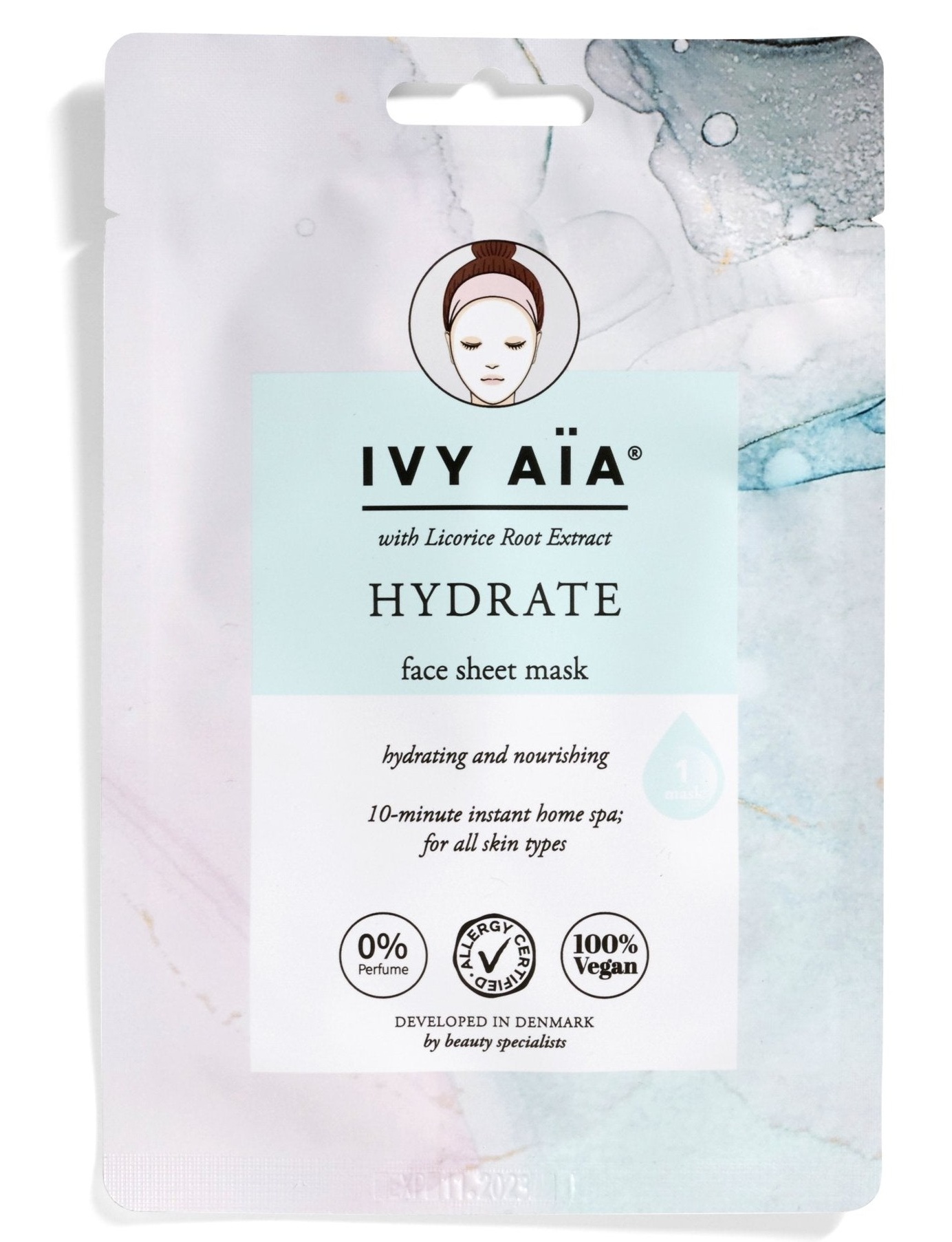 Ivy Aïa Face Sheet Mask Hydrate With Licorice Root Extract
