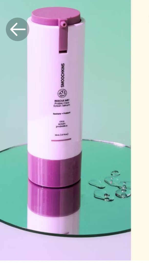 Smoochkins smoochkins Rescue Me! Probio Cica Ectoin Serum 30ml - Skin Repair Serum