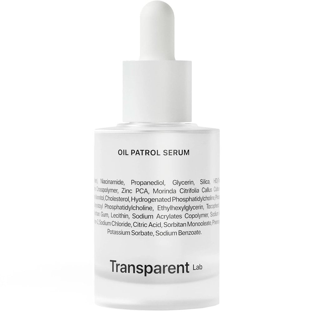 Transparent lab Oil Patrol Serum