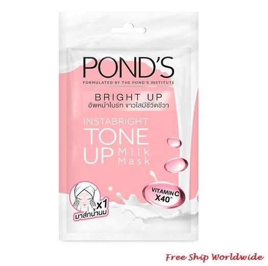 Pond's White Beauty Instabright Tone Up Milk Mask With Vit-C