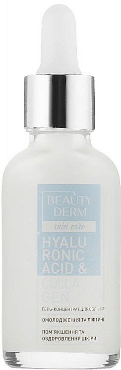 Beauty Derm Hyaluronic Acid & Collagen Facial Gel-concentrate