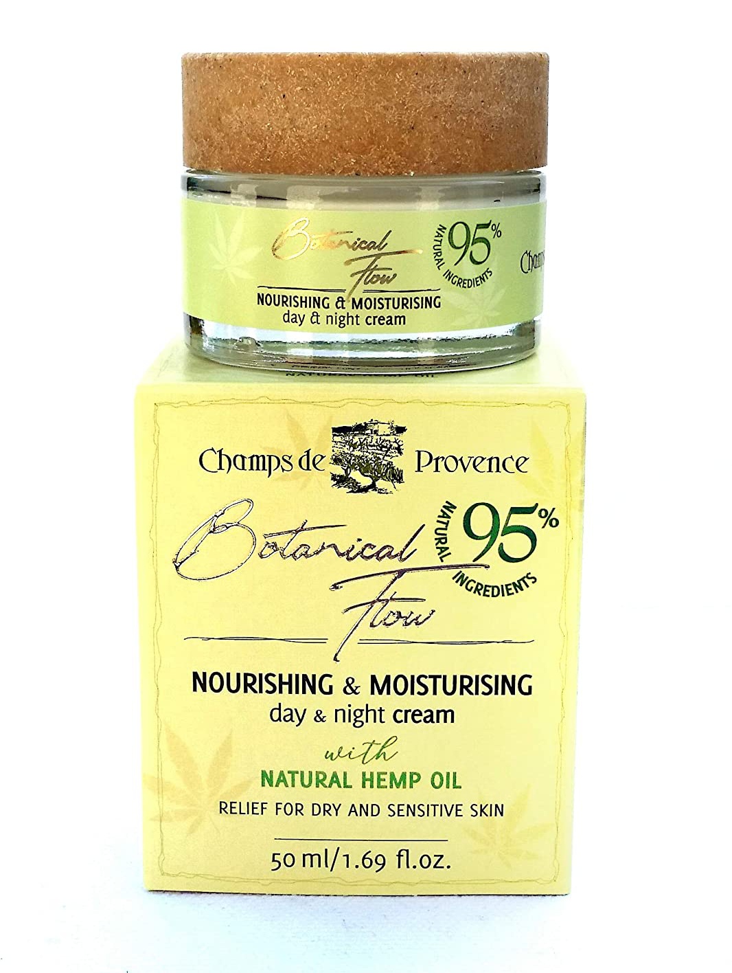 Champs de Provence Nourishing And Moisturizing Cream - Natural Hemp Oil