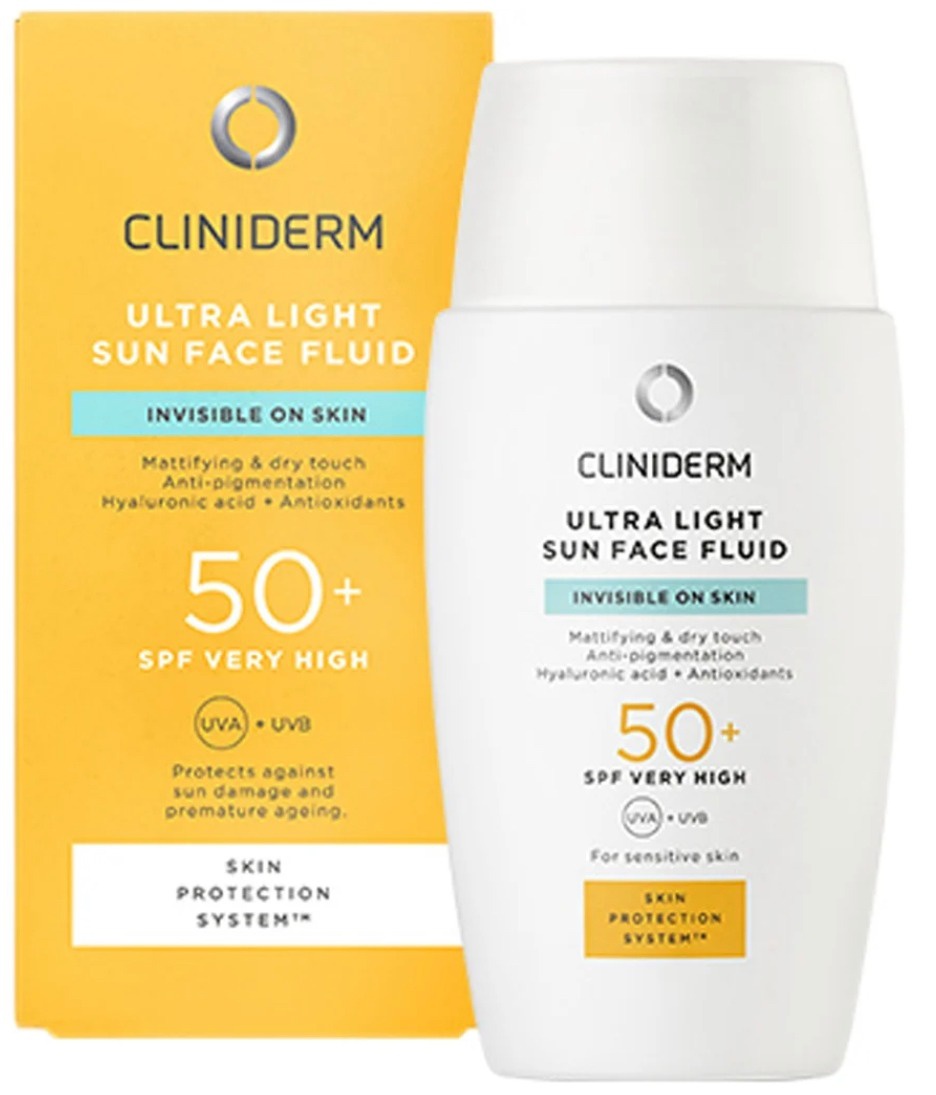 Cliniderm Ultra Light Sun Face Fluid SPF50+