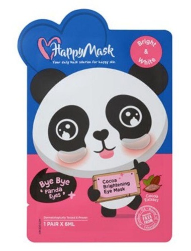 Happy Mask Bye Bye 'Panda Eyes' Cocoa Brightening Eye Mask