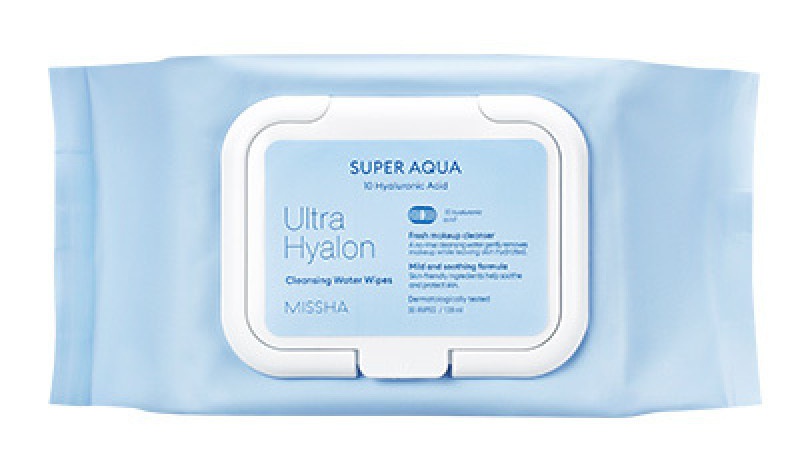 Missha Super Aqua Ultra Hyalon Cleansing Water Wipes