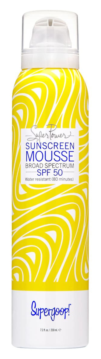 Supergoop! Super Power Sunscreen Mousse Broad Spectrum Spf 50