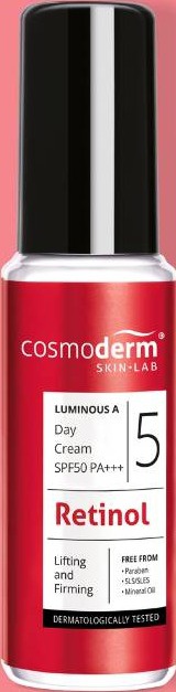 cosmoderm Luminous A Day UV Shield SPF50 Pa+++