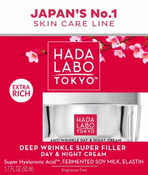 Hada Labo Tokyo Deep Wrinkle Super Filler Day & Night Cream (with Soy Milk & Elastin)