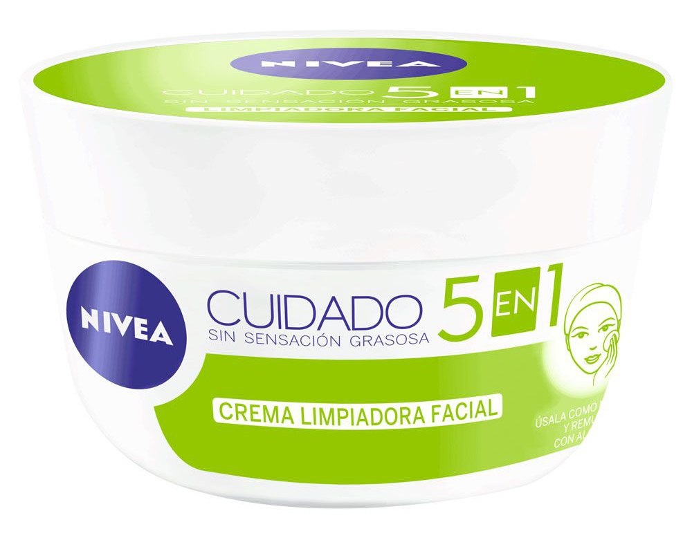 Nivea Cuidado 5 En 1 Crema Limpiadora Facial