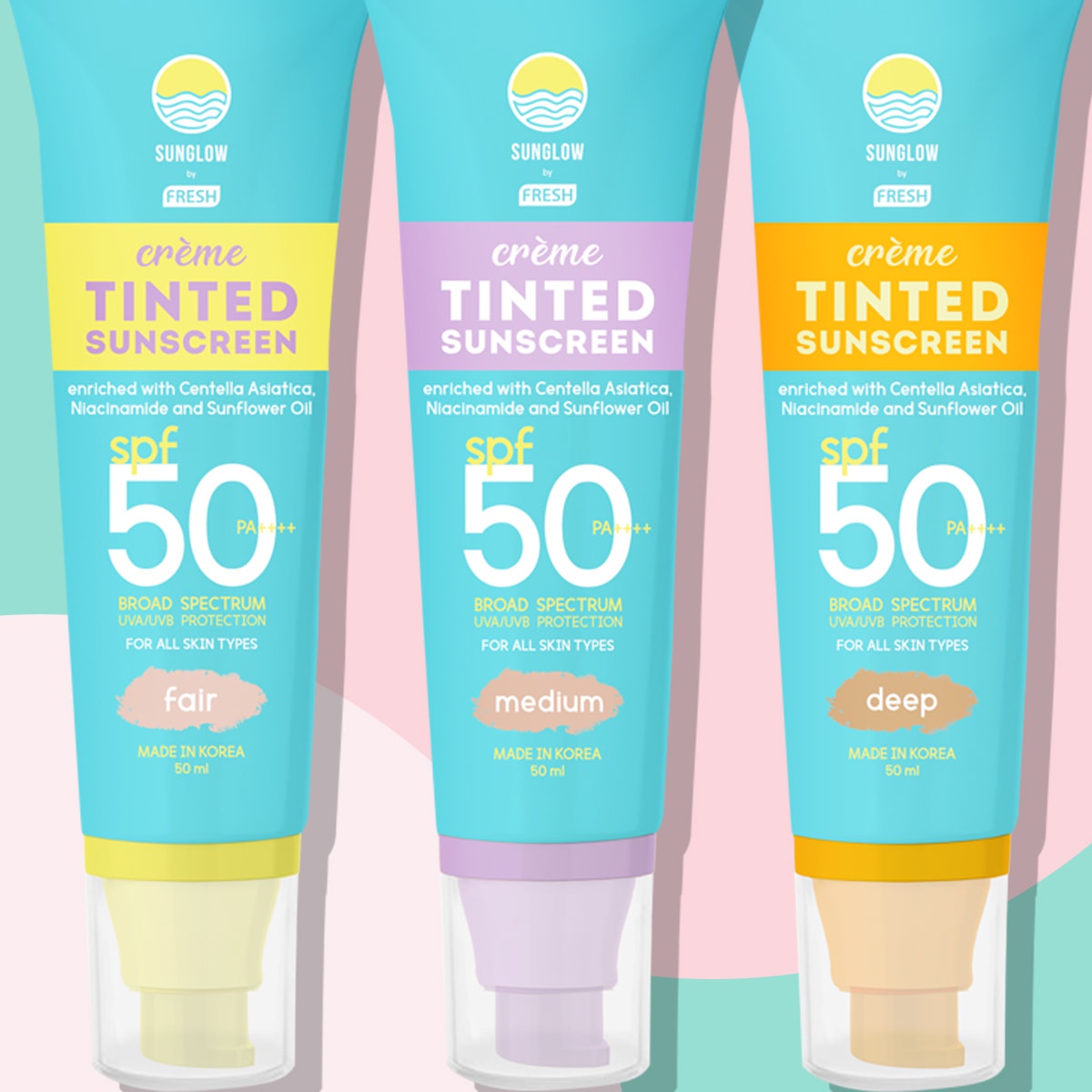 Fresh Skinlab Sunglow By Fresh Creme Tinted Sunscreen