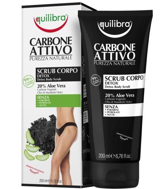 Equilibra Carbone Attivo Detox Body Scrub