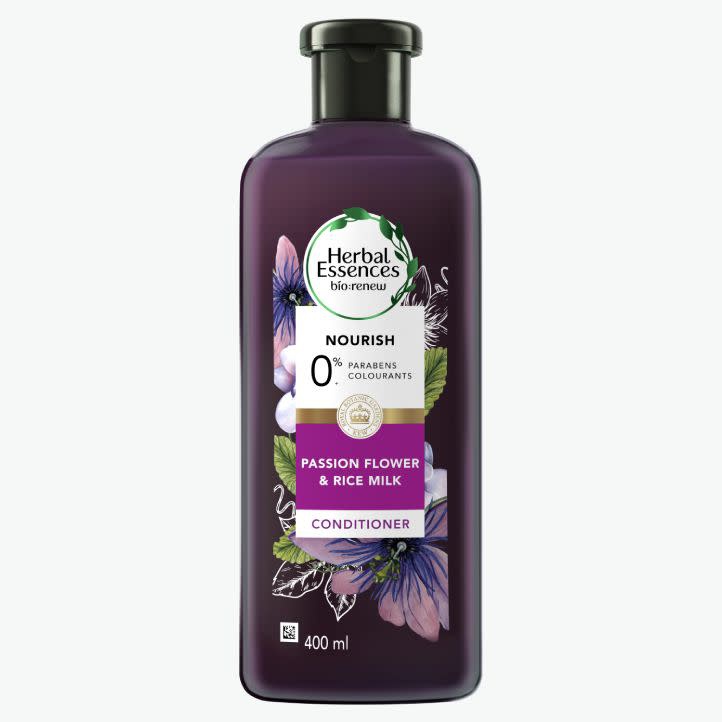 Herbal Essences Passion Flower & Rice Milk Conditioner.