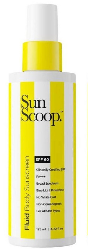 Sun Scoop Fluid Body Sunscreen | SPF 60