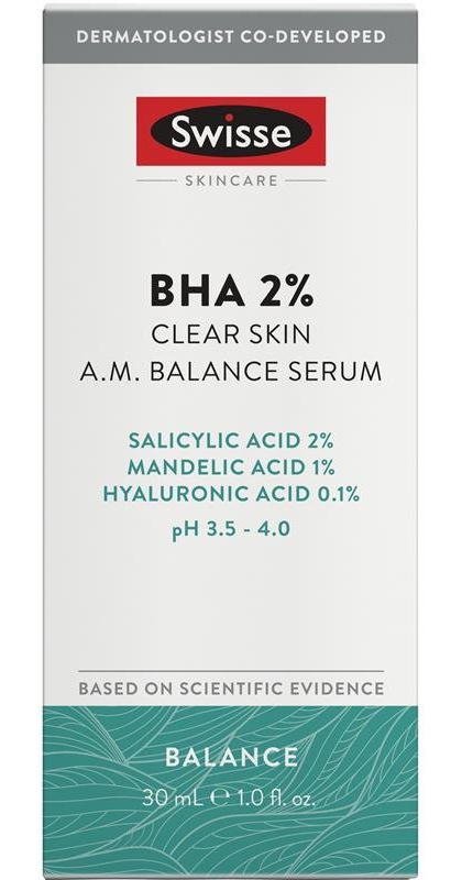 Swisse Skincare BHA 2% Clear Skin Am Balance Serum