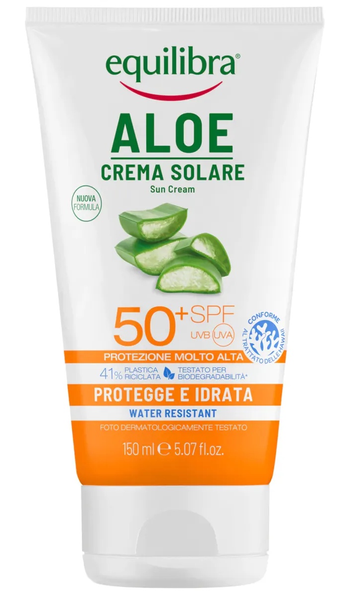 Equilibra Aloe Crema Solare Sun Cream SPF 50+