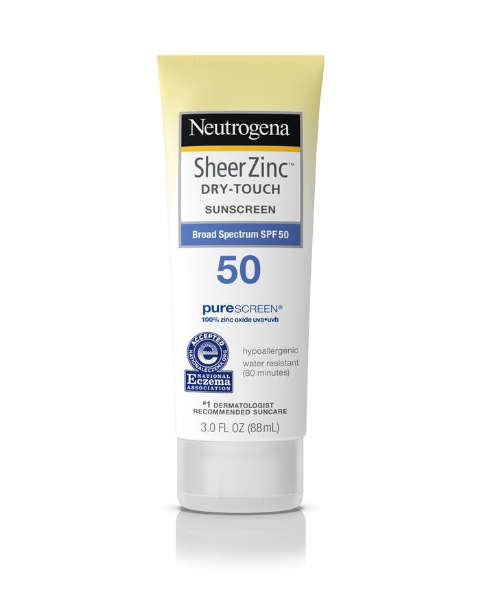 Neutrogena Sheer Zinc Dry-Touch Sunscreen Broad Spectrum Spf 50
